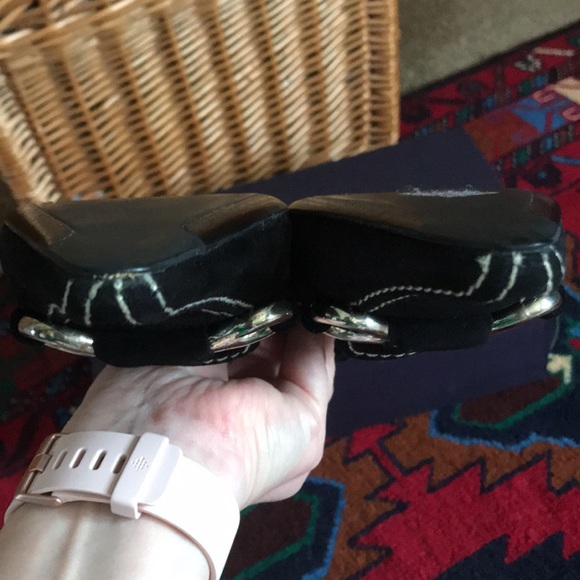 Prada suede leather black kitten heels! - Picture 6 of 13